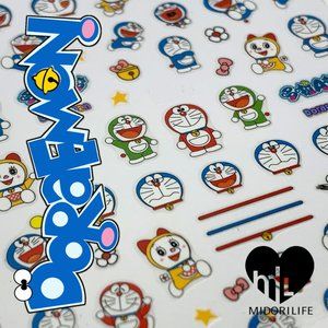 DORAEMON Fingernail Stickers Manicure Decals